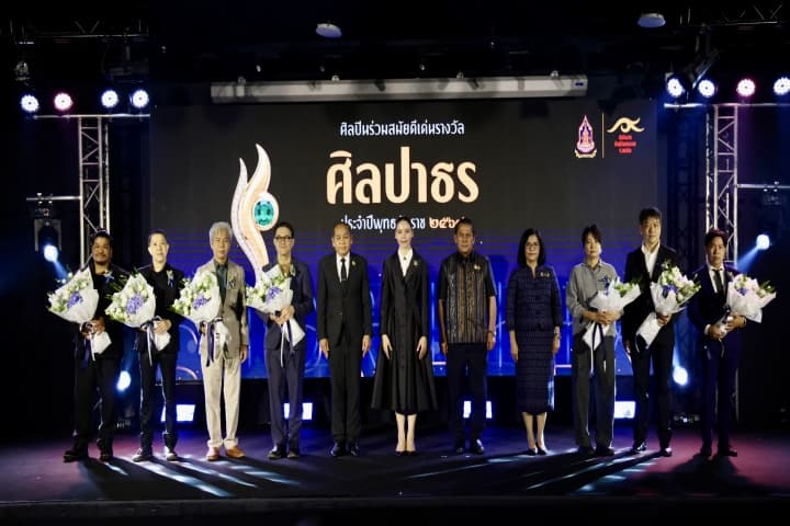 สศร. ประกาศรายชื่อ 7 ศิลปิน 7 สาขา ศิลปินร่วมสมัยดีเด่นรางวัล “ศิลปาธร” ประจำปี 2569