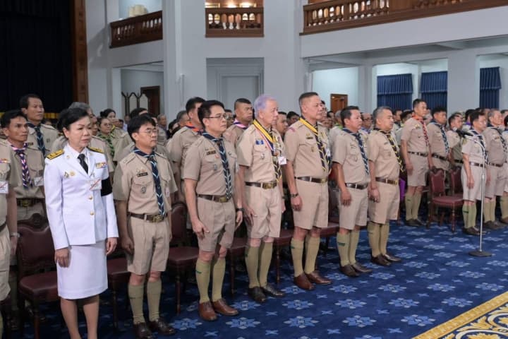 “สกร. เข้าร่วมพระราชพิธีรับพระราชทานเครื่องราชฯ ลูกเสือสดุดี เชิดชูผู้บำเพ็ญประโยชน์ต่อเยาวชนไทย”